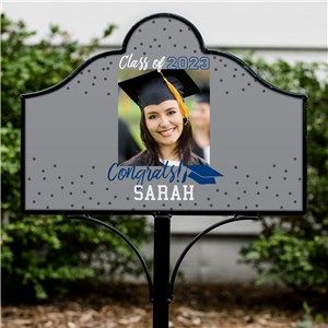 Personalized Class Of With Confetti Magnetic Yard Sign Set by Gifts For You Now