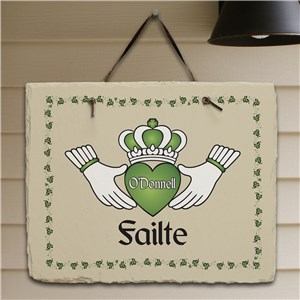 Image of Personalized Failte Irish Slate Plaque