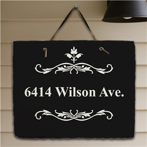 Image of Filigree Welcome Slate Plaque
