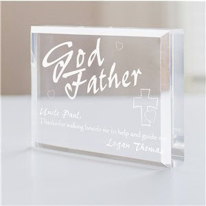 Personalized Godfather Keepsake by Gifts For You Now