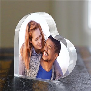 Personalized Photo Acrylic Heart Keepsake by Gifts For You Now
