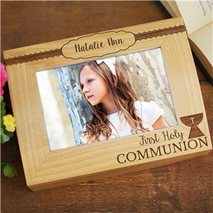 Personalized Engraved First Communion Keepsake Box by Gifts For You Now