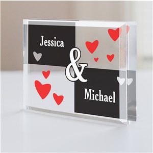 Personalized Couples Acrylic Keepsake by Gifts For You Now
