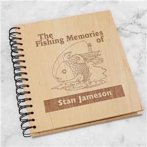 Personalized Fishing Photo Album by Gifts For You Now