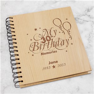 Personalized 30th Birthday Memories Photo Album by Gifts For You Now