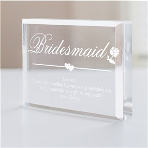 Image of Bridesmaid Personalized Keepsake