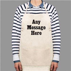 Standard Message Personalized Apron by Gifts For You Now