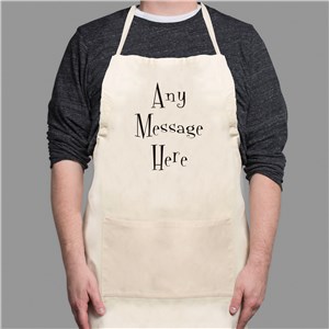 Custom Message Personalized Apron by Gifts For You Now