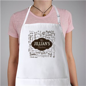 Personalized Label Word Art Apron by Gifts For You Now