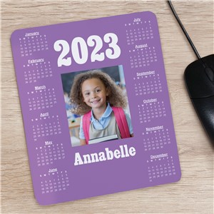 Personalized Picture Perfect Photo Calendar Mouse Pad by Gifts For You Now