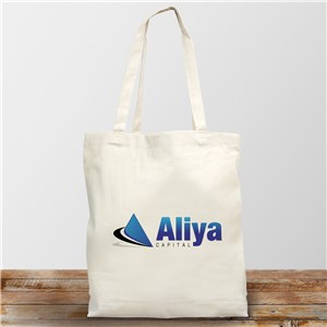 Personalized Corporate Logo Tote Bag by Gifts For You Now