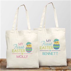 My First Easter Personalized Tote Bag by Gifts For You Now