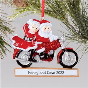 Personalized Santa and Mrs. Claus Couples Christmas Ornament by Gifts For You Now