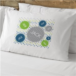 Personalized Lighting Bolt Cotton Pillowcase by Gifts For You Now