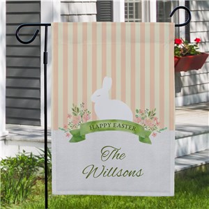 Image of Happy Easter Personalized Garden Flag