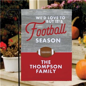 Personalized It's Football Season Garden Flag by Gifts For You Now
