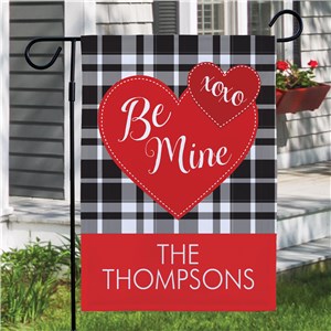 Personalized Be Mine Garden Flag by Gifts For You Now