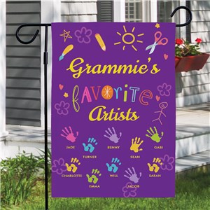 Personalized My Favorite Artists Garden Flag by Gifts For You Now photo