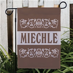 Image of Our Family Welcome Personalized Garden Flag