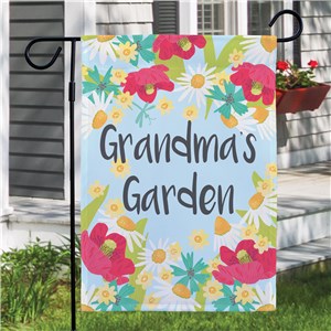Personalized Flower Garden Garden Flag by Gifts For You Now
