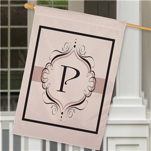 Image of Personalized Family Initial House Flag