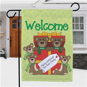 Image of Personalized Teddy Bear Garden Flag