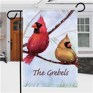 Personalized Cardinals Garden Flag by Gifts For You Now