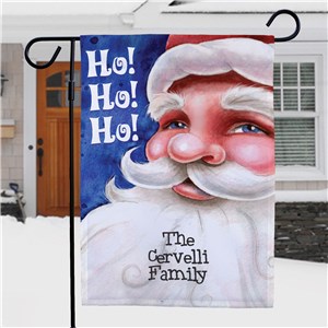 Personalized Santa Garden Flag by Gifts For You Now