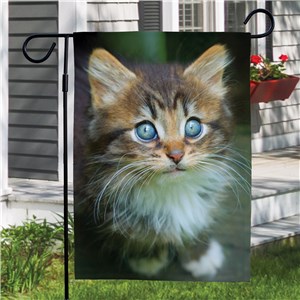 Personalized Picture Perfect Pet Photo Garden Flag by Gifts For You Now