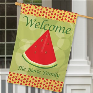 Image of Personalized Watermelon House Flag