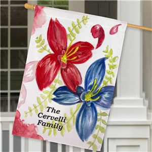 Image of Personalized Welcome House Flag