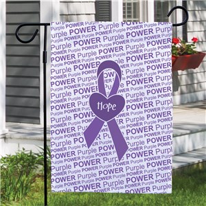 Personalized Awareness Ribbon Garden Flag by Gifts For You Now