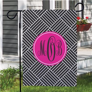 Personalized Monogram Madness Garden Flag by Gifts For You Now