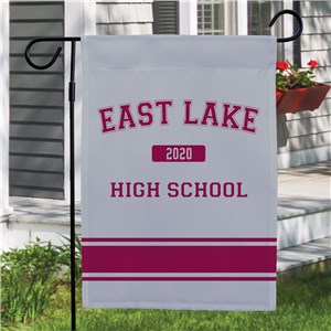 Image of Personalized High School Pride Garden Flag