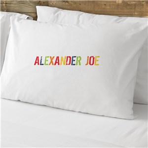 Personalized Any Name Cotton Pillowcase by Gifts For You Now