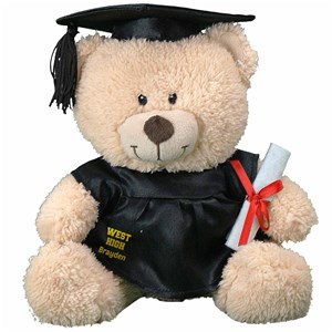 Personalized Cap & Gown Graduation Teddy Bear by Gifts For You Now