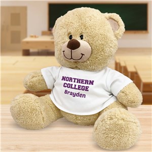 Personalized School Spirit Teddy Bear by Gifts For You Now