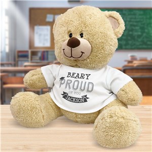 Personalized Beary Proud Graduation Teddy Bear by Gifts For You Now