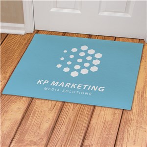 Personalized Corporate Logo Doormat by Gifts For You Now