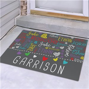 Personalized Pride Word Art Doormat by Gifts For You Now