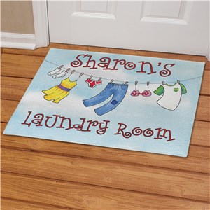 Image of Personalized Laundry Room Doormat