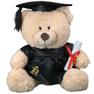Personalized Cap & Gown Class Of Graduation Sherman Bear by Gifts For You Now