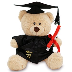 Personalized Graduation Cap and Gown Teddy Bear by Gifts For You Now