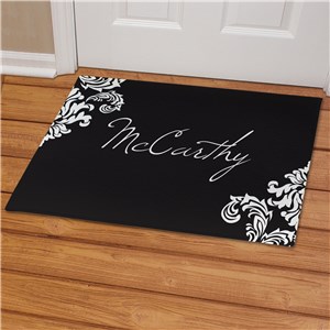 Personalized Printed Family Welcome Doormat - Blue - 30x45 Doormat by Gifts For You Now