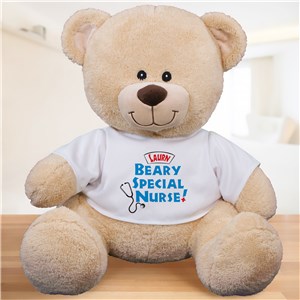 Personalized Beary Special Nurse Teddy Bear by Gifts For You Now