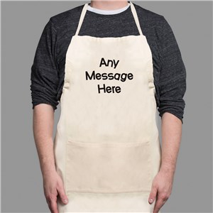 Crazy Message Personalized Apron by Gifts For You Now