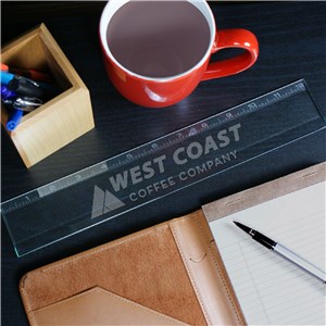 Personalized Engraved Corporate Logo Ruler by Gifts For You Now
