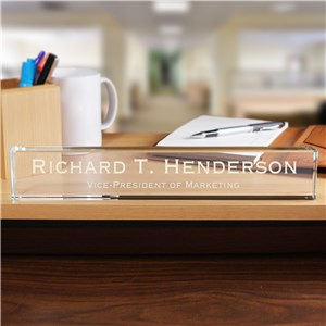Personalized Executive Name Plate by Gifts For You Now