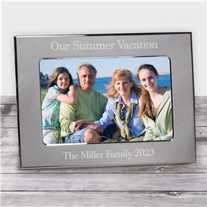 Personalized Vacation Silver Picture Frame by Gifts For You Now