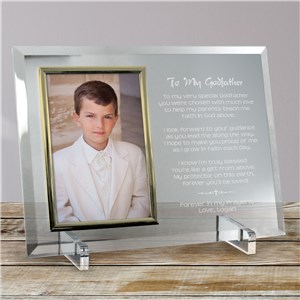 Godfather Personalized Beveled Glass Frame by Gifts For You Now